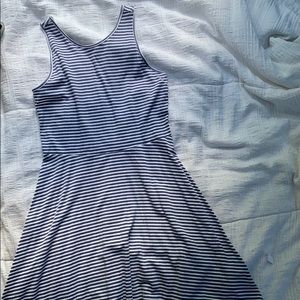 Horizontal stripe kids summer dress